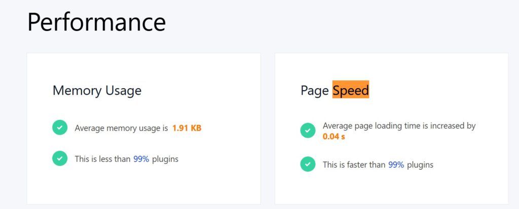 page speed