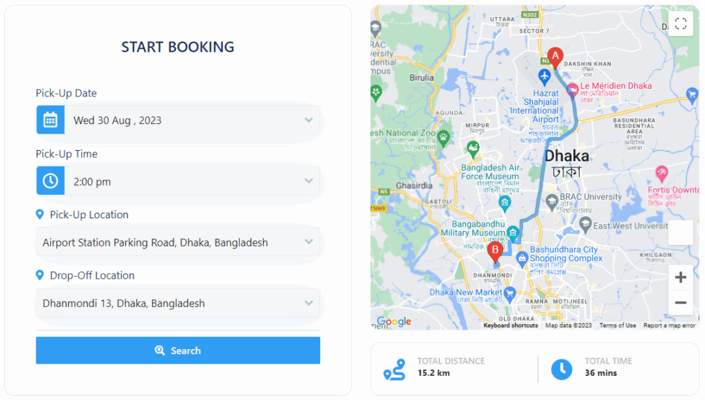 eCab Maps