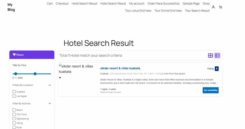 select hotel