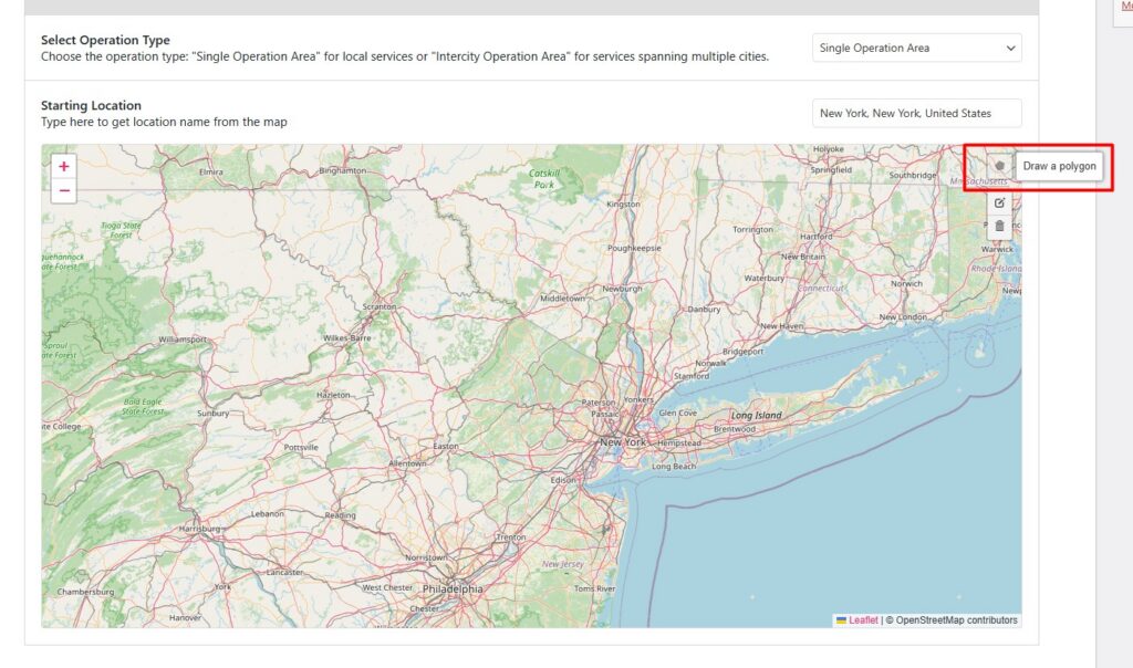 How to use Single Operation Areas and Fixed Zone Pricing in eCab Taxi 3 draw polygon