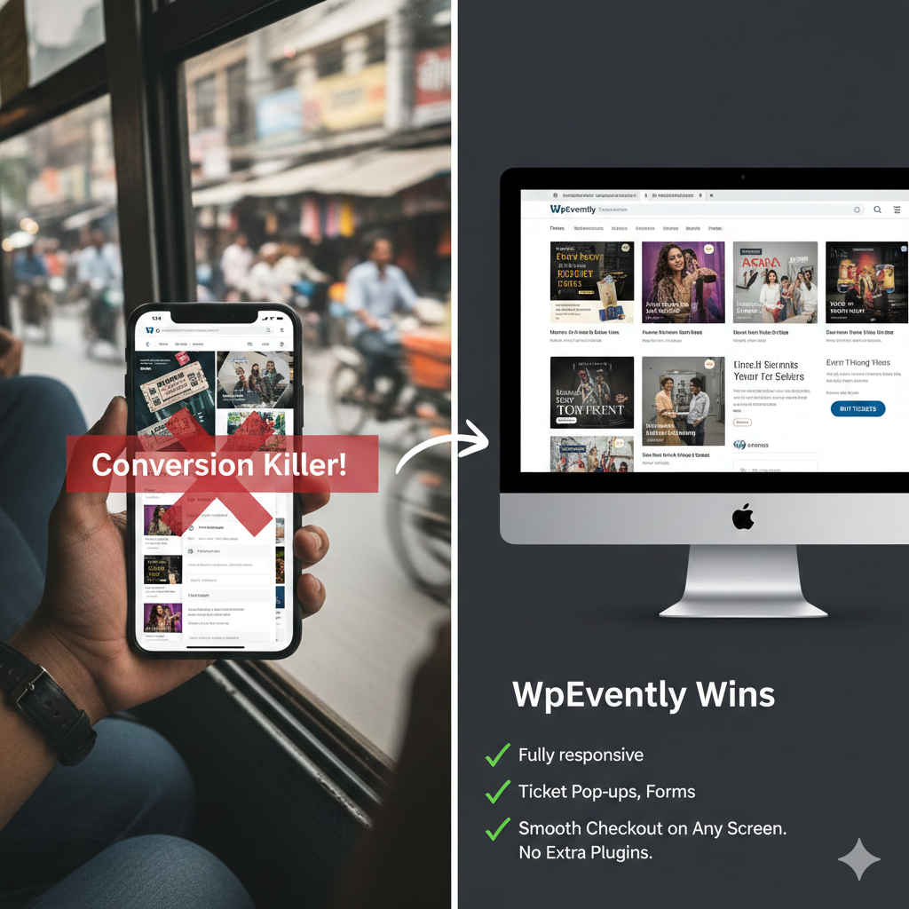 Common Mistakes in Event Booking Websites and How to Fix Them 1 event responsiveness