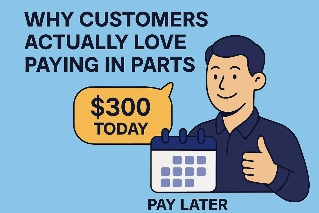Customers love paying in parts