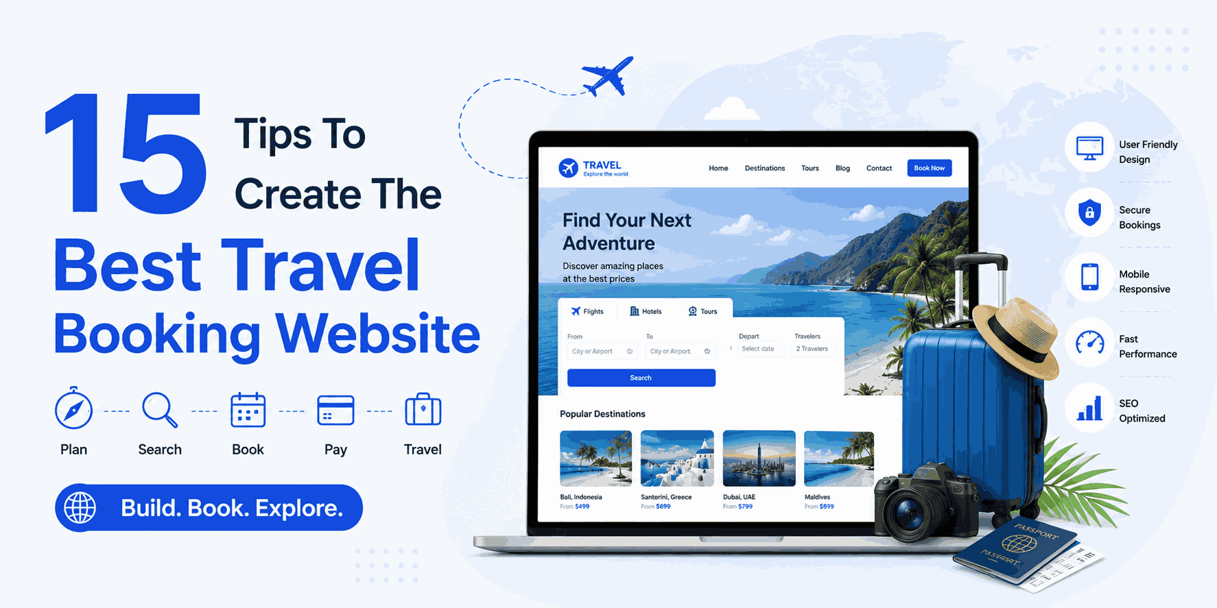 15 Tips To Create The Best Travel Booking Website