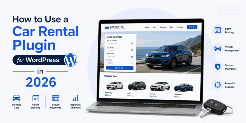 How to use a car rental plugin for WordPress in 2026