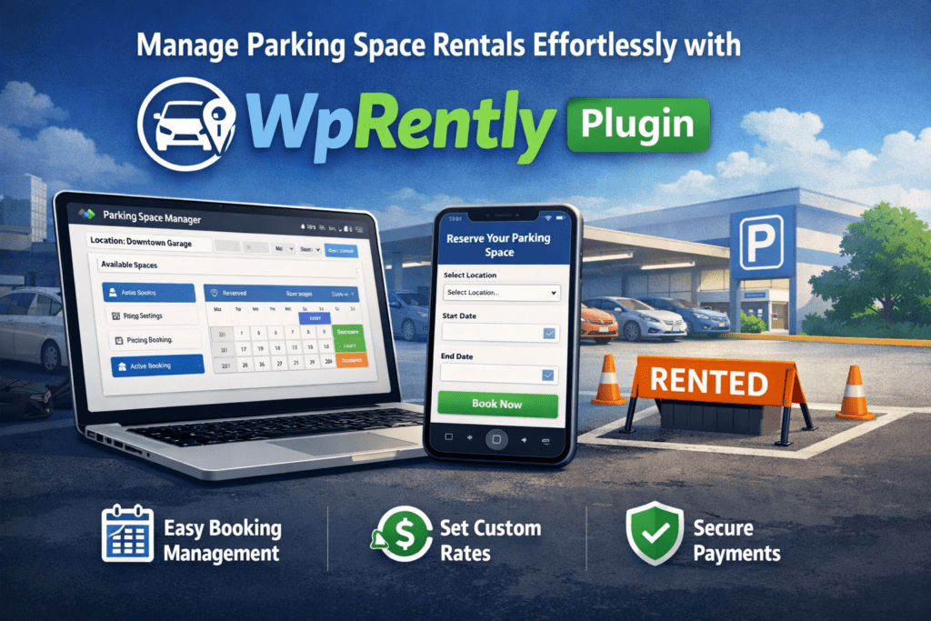 Manage Parking Space Rentals Effortlessly with WpRently Plugin