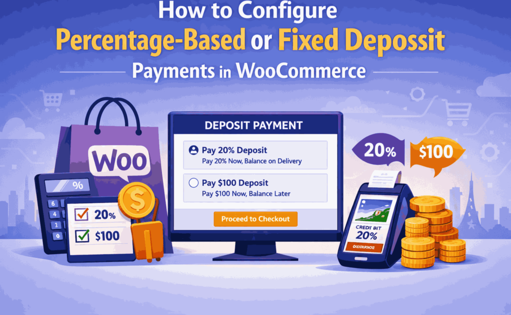 How to Configure Percentage-Based or Fixed Deposit Payments in WooCommerce