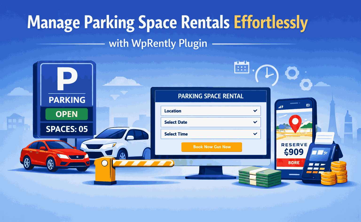 Manage Parking Space Rentals Effortlessly with WpRently Plugin