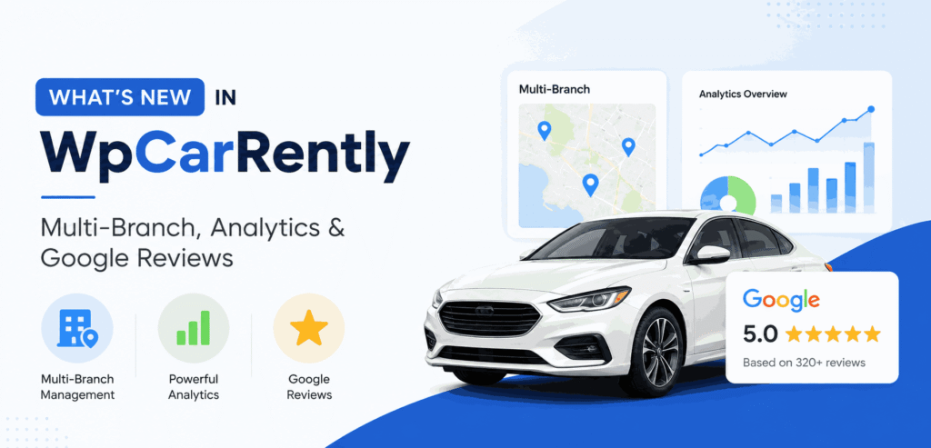 What's New in WpCarRently
