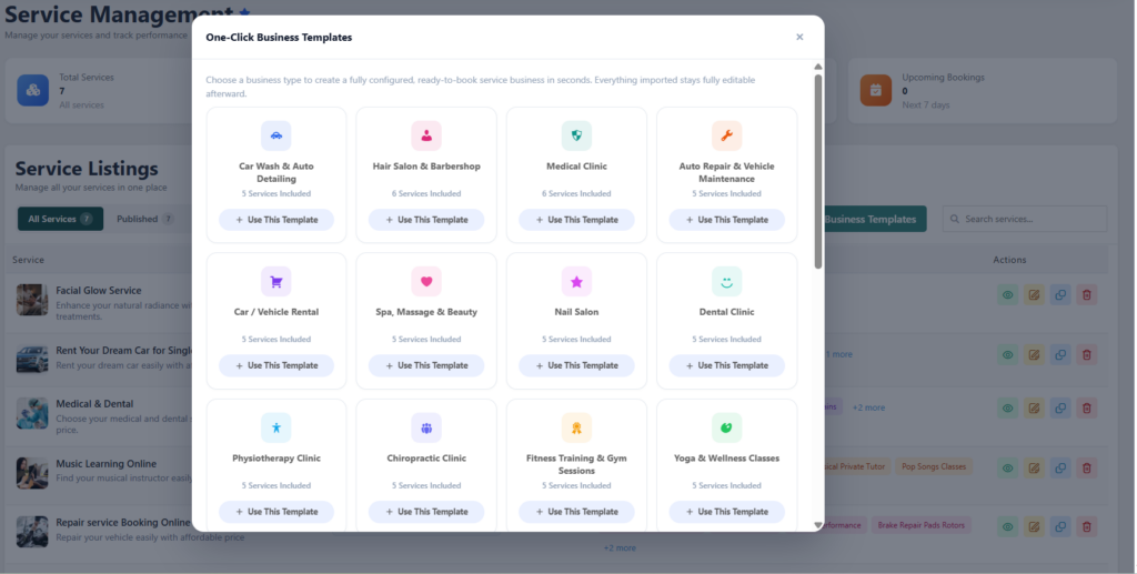 Best Free WordPress Booking Plugin for Small Businesses (No WooCommerce Needed) 4 one click business setup