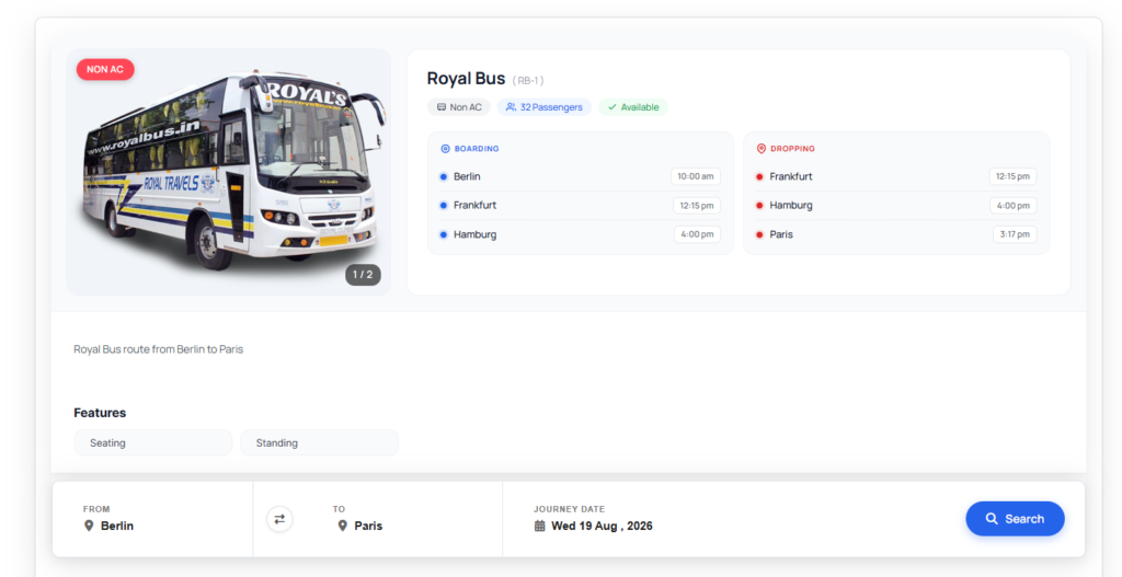 bus search