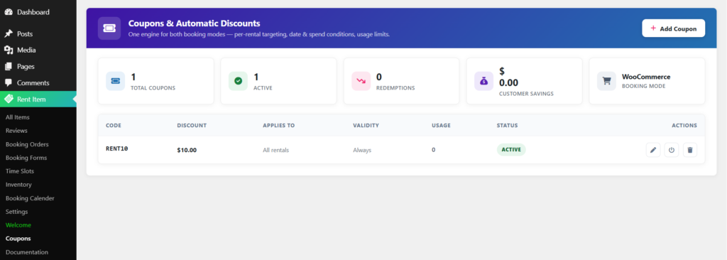 coupon engine wprently