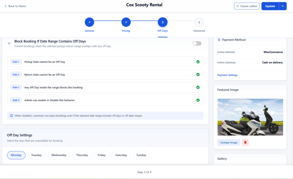 WpRently Big Update: New Editor, Coupon Engine, Booking Calendar & More 1