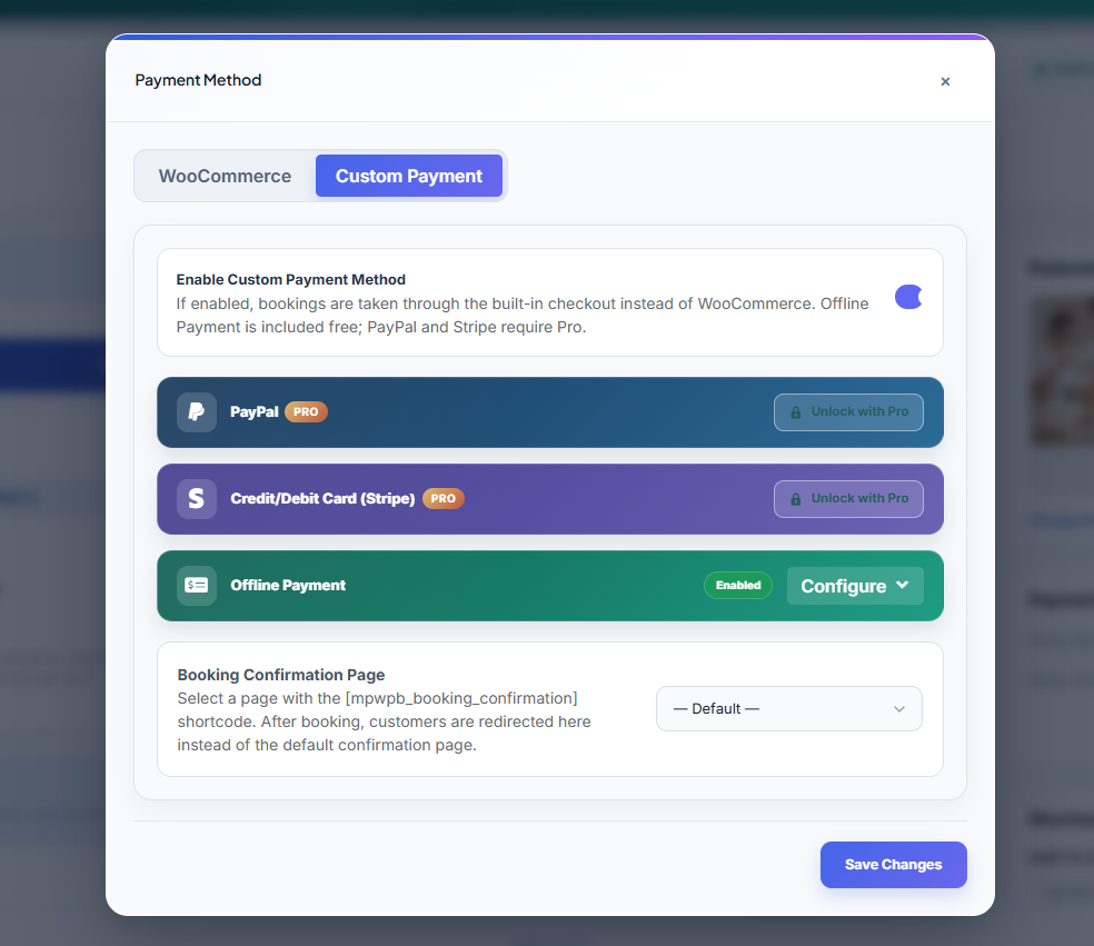 Best Free WordPress Booking Plugin for Small Businesses (No WooCommerce Needed) 2 custom payment