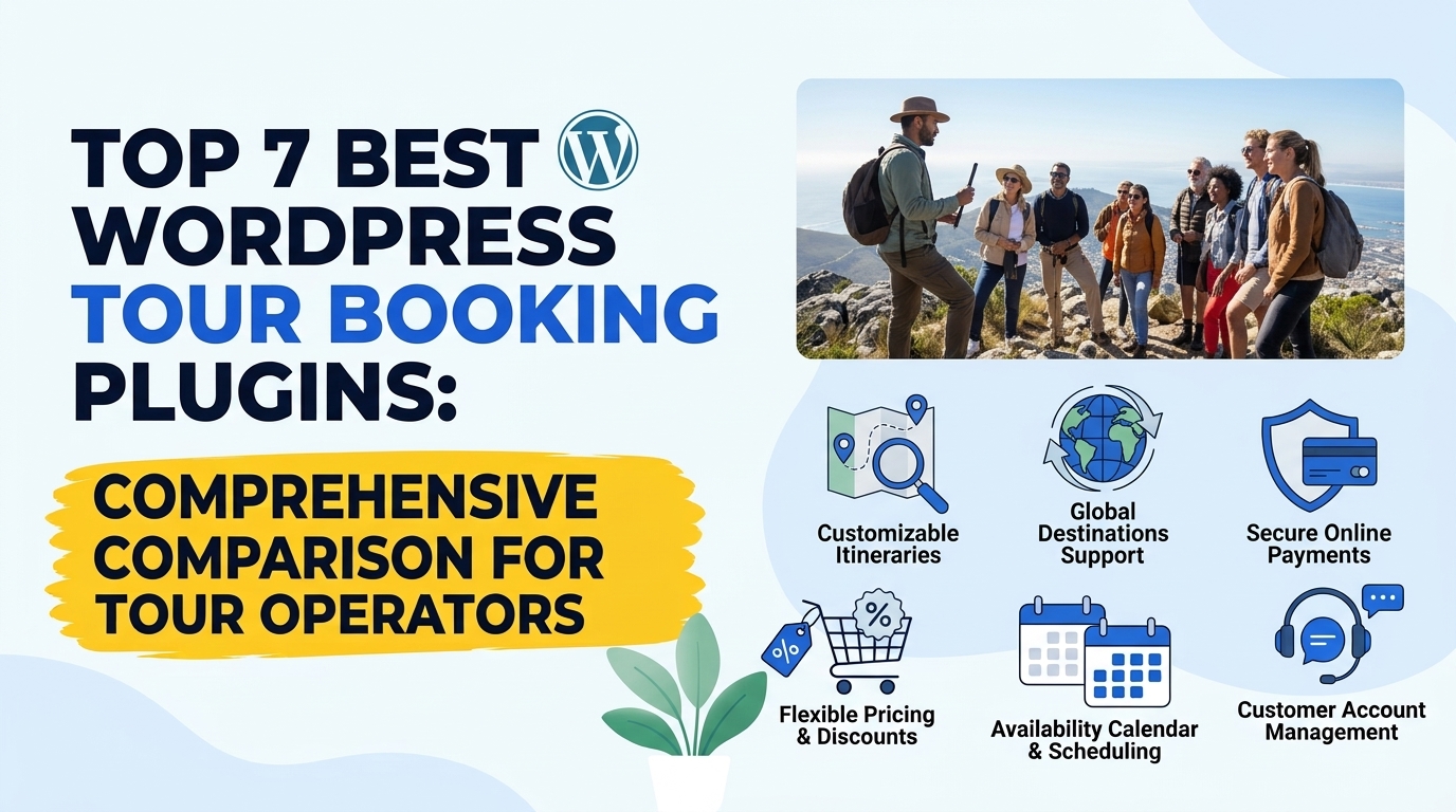 Best WordPress Tour Booking Plugin: Top 7 Compared