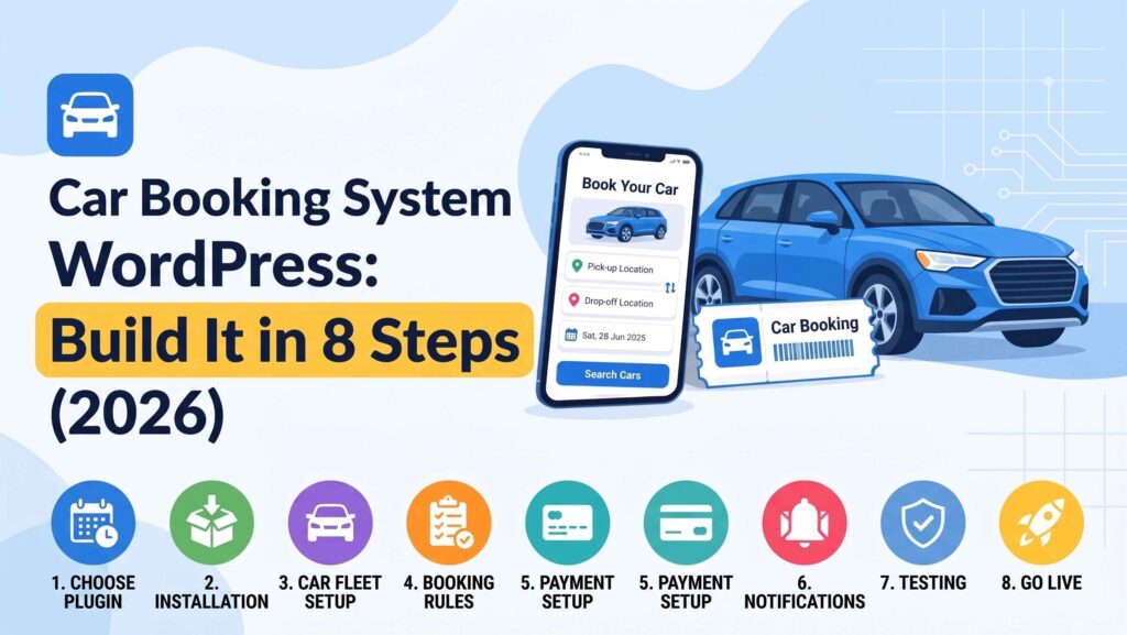 Car Booking System WordPress: Build It in 8 Steps (2026)