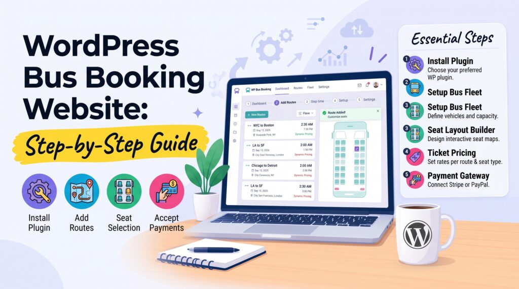 How to Create a Bus Booking Website Using a WordPress Bus Booking Plugin
