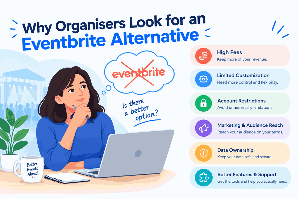 Eventbrite Alternatives: Self-Hosted vs SaaS Platforms 1