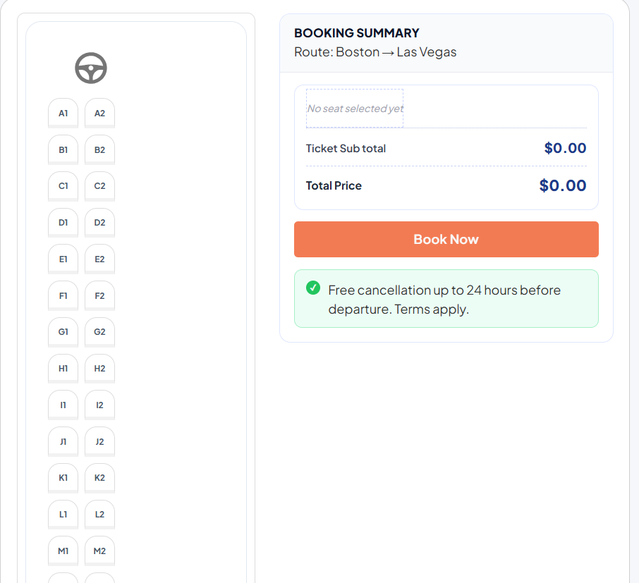 Bus Ticket Software: 9 Features a Modern Platform Must Have 1 bookin bus seat