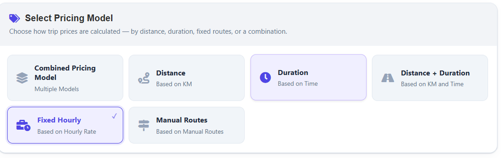 eCab Taxi Setup Checklist: 12 Steps Before You Go Live 3 Taxi pricing tier