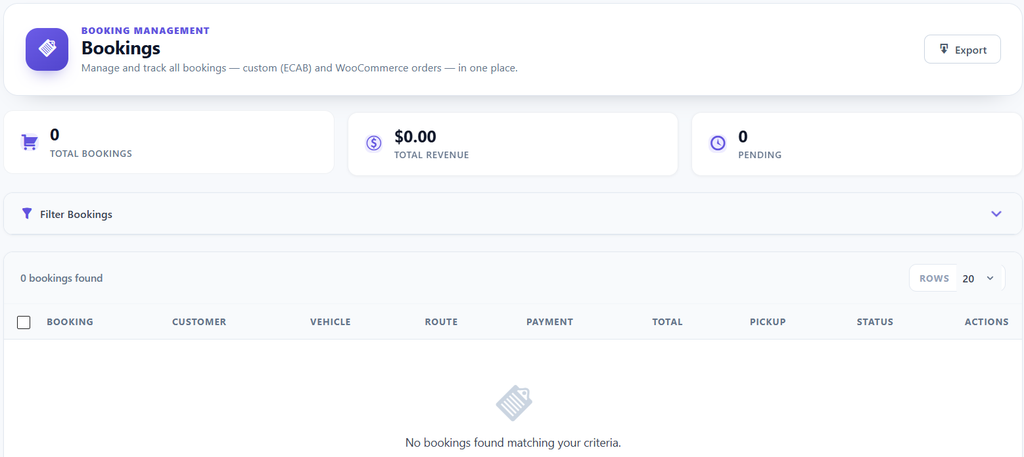 eCab Taxi Setup Checklist: 12 Steps Before You Go Live 9 booking cancel