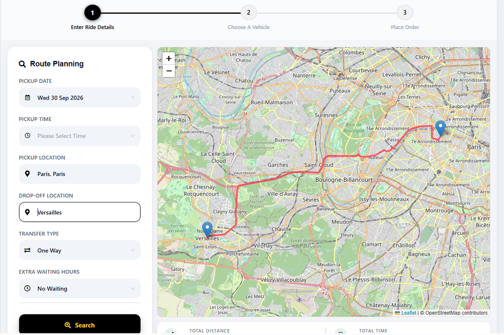 Booking Module for Taxis: Features Your Site Needs in 2026 1 taxi route