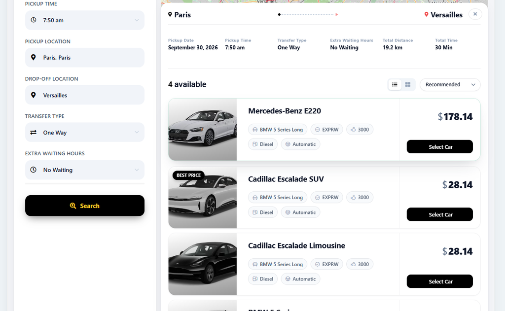 Booking Module for Taxis: Features Your Site Needs in 2026 2 taxi fare calculate