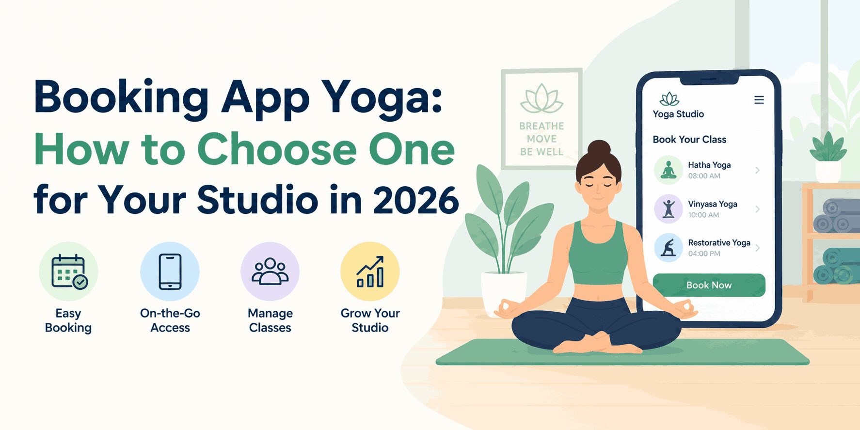 Booking App Yoga: How to Choose One for Your Studio in 2026