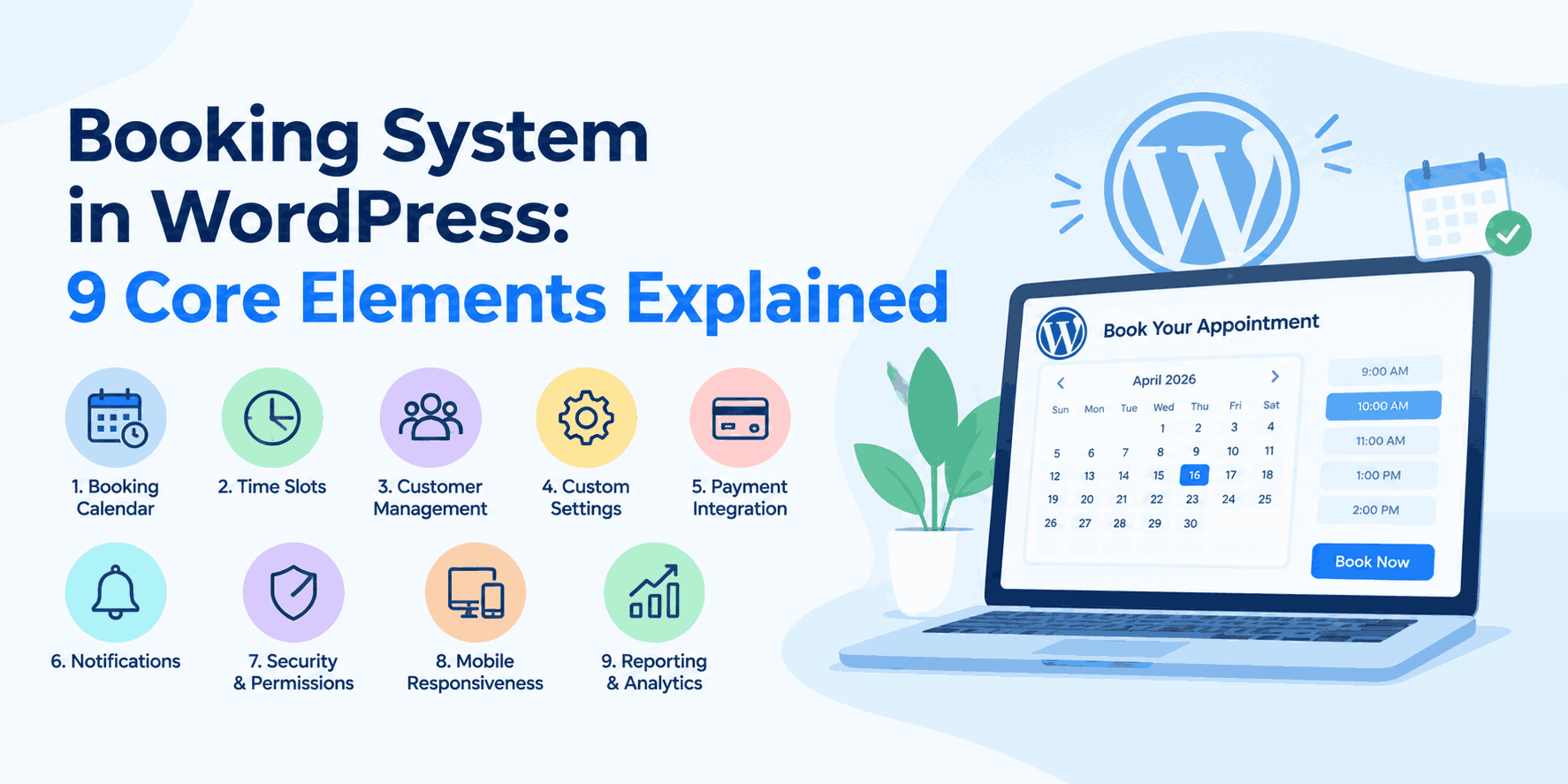 Booking System in WordPress: 9 Core Elements Explained
