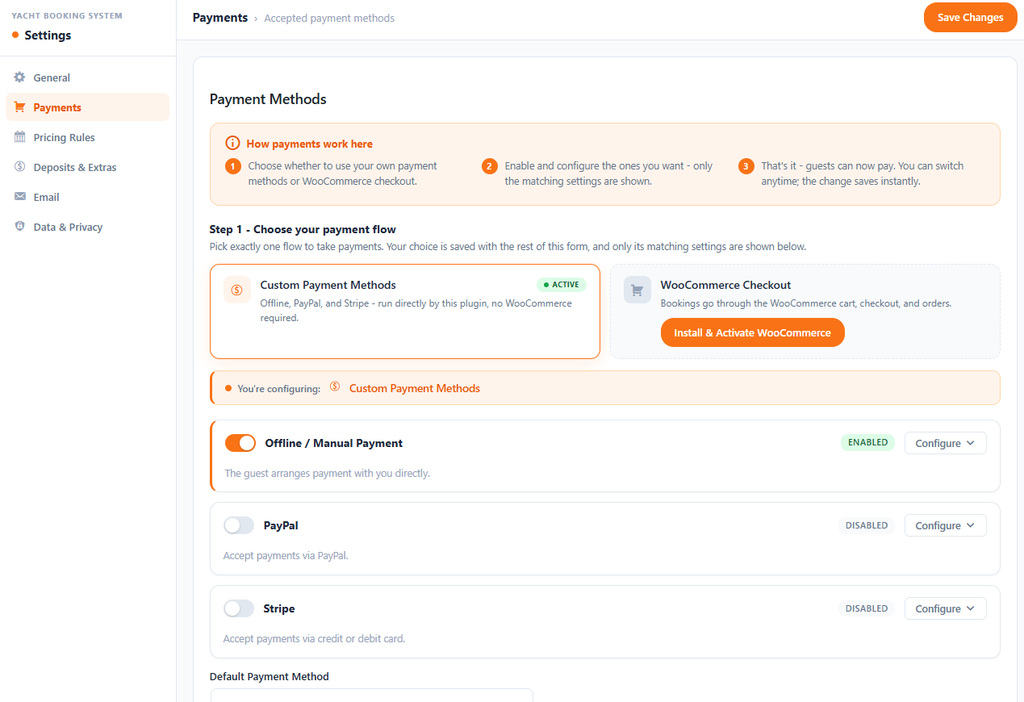 MagePeople Yacht Booking System: How It Helps Yacht Charter Businesses 5 Yacht booking payment gateway