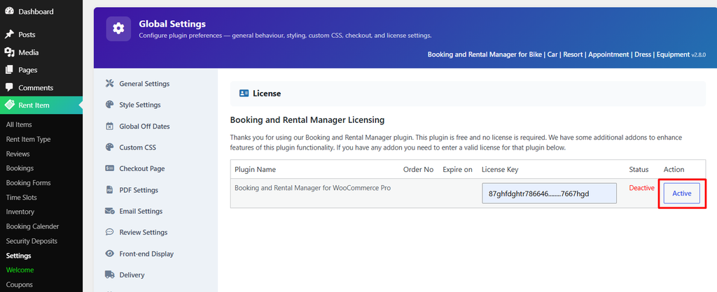 WordPress Rental Plugin Security Checklist: Protect Rentals 3 updated pro license