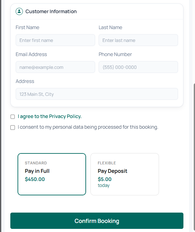 Car Wash Appointment Booking System: 7 Features That Matter 3 partial payment