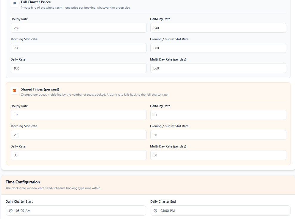 MagePeople Yacht Booking System: How It Helps Yacht Charter Businesses 3 yacht pricing